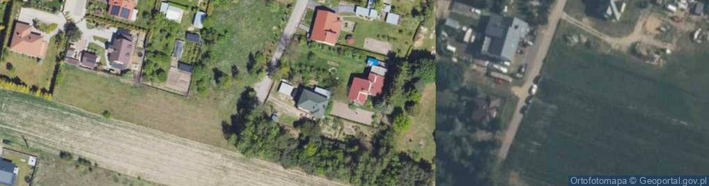 Zdjęcie satelitarne Zielona ul.