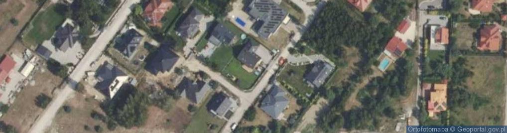 Zdjęcie satelitarne Zielonej Łąki ul.