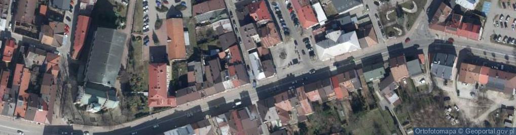 Zdjęcie satelitarne Zielona ul.