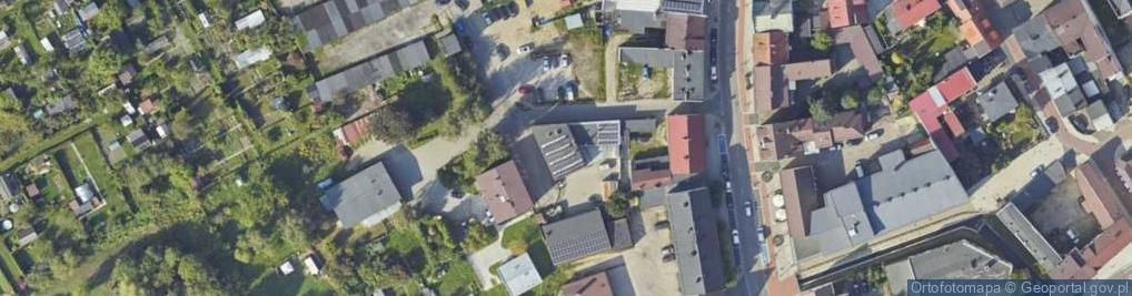 Zdjęcie satelitarne Zielona ul.
