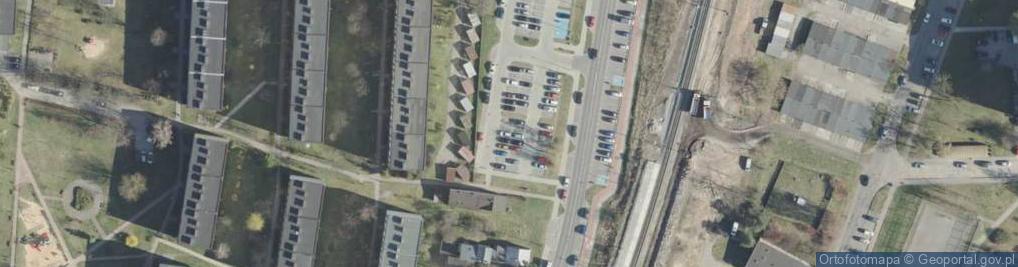 Zdjęcie satelitarne Zielona ul.