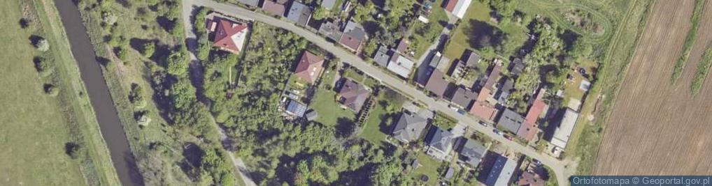 Zdjęcie satelitarne Zielona ul.
