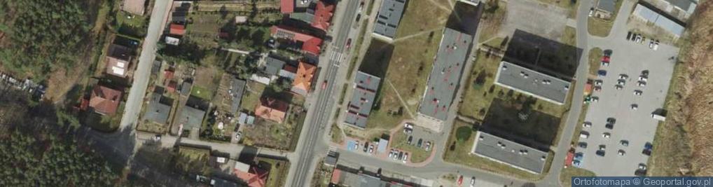 Zdjęcie satelitarne Zielonogórska ul.