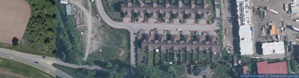 Zdjęcie satelitarne Zielona ul.