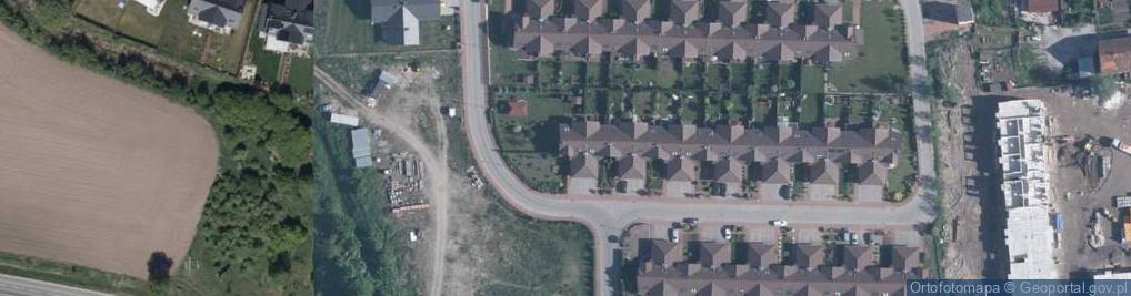 Zdjęcie satelitarne Zielona ul.