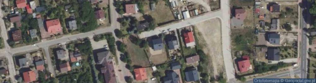 Zdjęcie satelitarne Zielona ul.