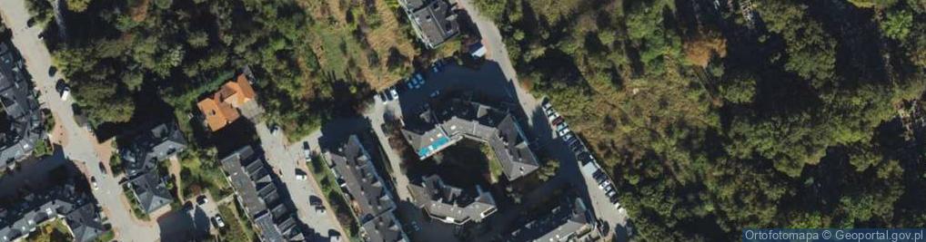 Zdjęcie satelitarne Zielony Stok ul.