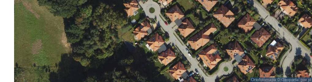 Zdjęcie satelitarne Zielone Wzgórze ul.