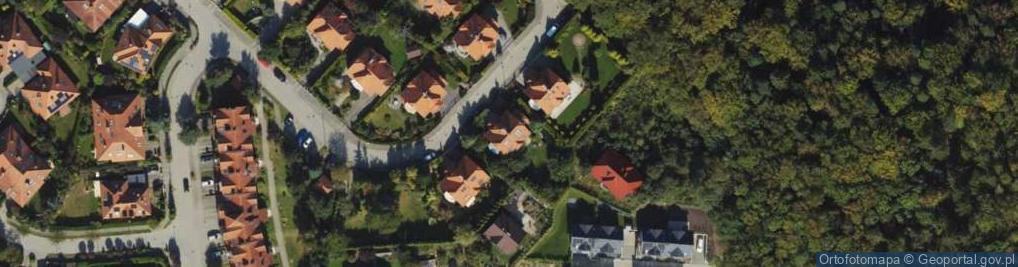 Zdjęcie satelitarne Zielone Wzgórze ul.
