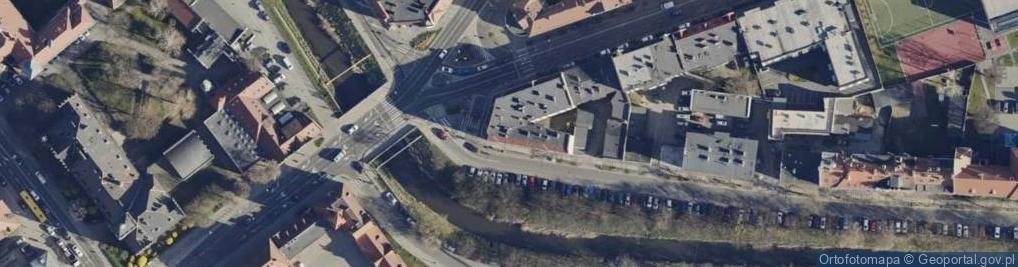 Zdjęcie satelitarne Zimnej Wody ul.