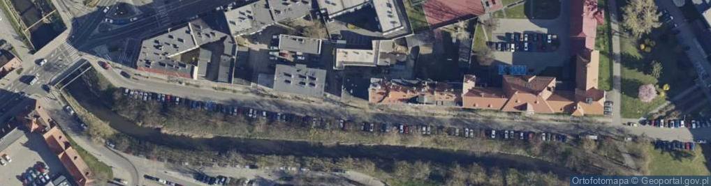 Zdjęcie satelitarne Zimnej Wody ul.