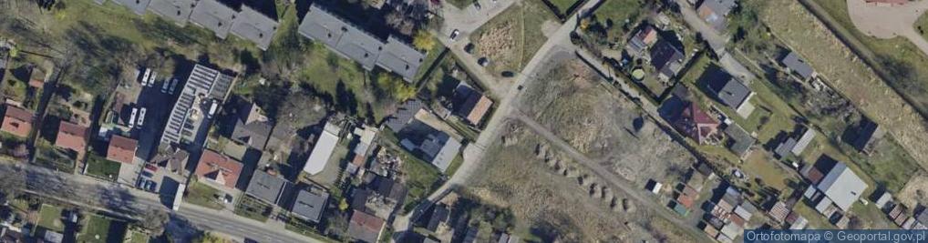 Zdjęcie satelitarne Zielona ul.
