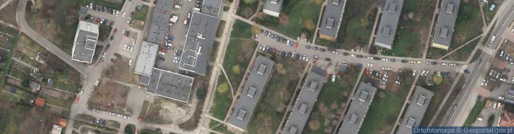 Zdjęcie satelitarne Zimorodka ul.