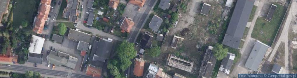 Zdjęcie satelitarne Zielona ul.