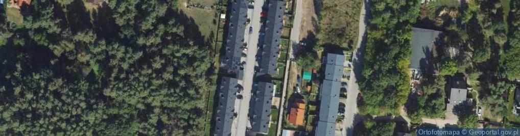 Zdjęcie satelitarne Zielony Zakątek ul.
