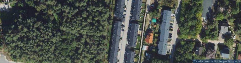 Zdjęcie satelitarne Zielony Zakątek ul.
