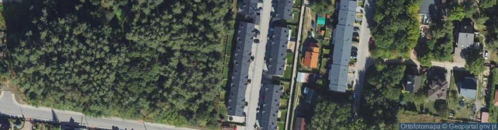 Zdjęcie satelitarne Zielony Zakątek ul.