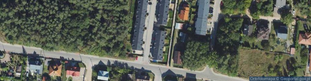 Zdjęcie satelitarne Zielony Zakątek ul.