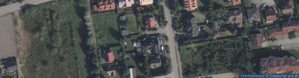 Zdjęcie satelitarne Zielona ul.