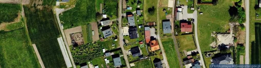 Zdjęcie satelitarne Zielona ul.