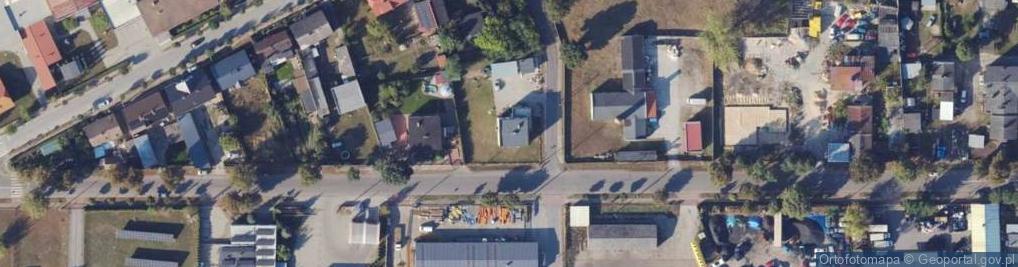 Zdjęcie satelitarne Zielona ul.