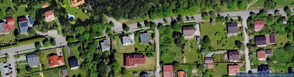 Zdjęcie satelitarne Zielona ul.