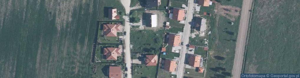 Zdjęcie satelitarne Zielonego Dębu ul.