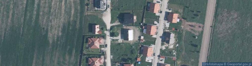 Zdjęcie satelitarne Zielonego Dębu ul.