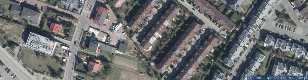 Zdjęcie satelitarne Zielone Ogrody ul.