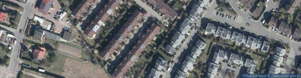 Zdjęcie satelitarne Zielone Ogrody ul.