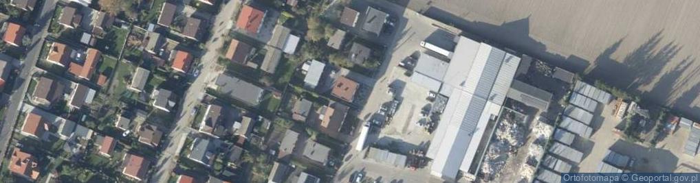 Zdjęcie satelitarne Zielona ul.