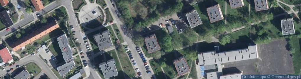 Zdjęcie satelitarne Zielona ul.