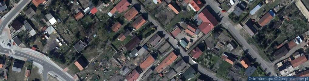 Zdjęcie satelitarne Zielona ul.