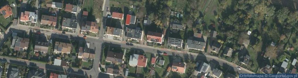 Zdjęcie satelitarne Zielona ul.