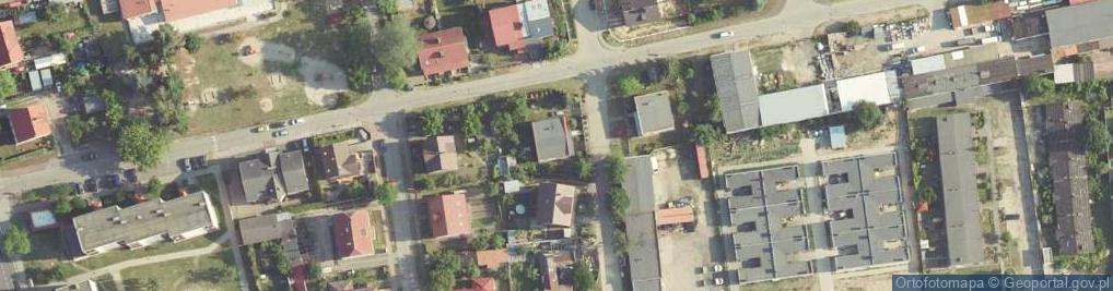 Zdjęcie satelitarne Zielona ul.