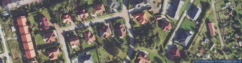 Zdjęcie satelitarne Zielony Pagórek ul.