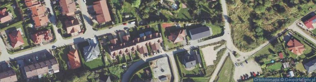Zdjęcie satelitarne Zielony Pagórek ul.