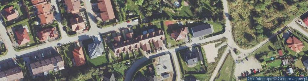 Zdjęcie satelitarne Zielony Pagórek ul.