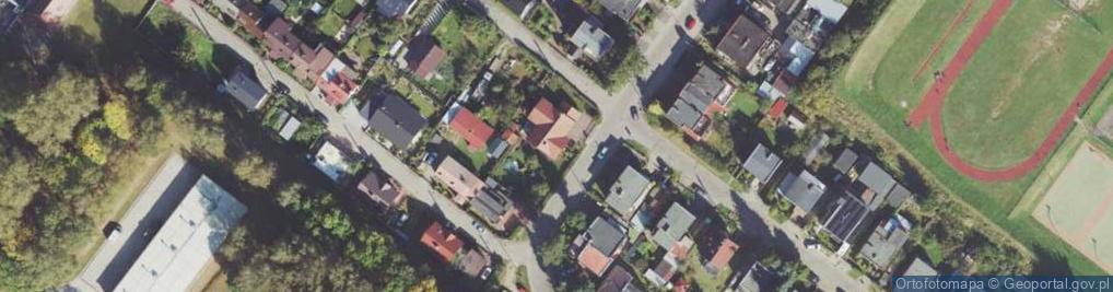 Zdjęcie satelitarne Zielona ul.