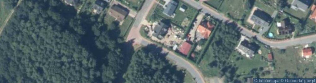 Zdjęcie satelitarne Zielona ul.