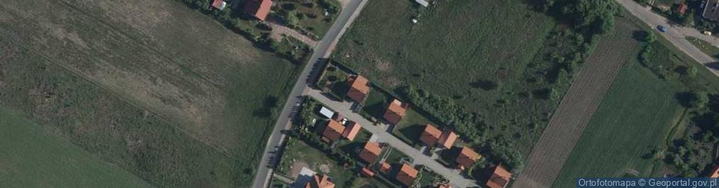 Zdjęcie satelitarne Zielona ul.