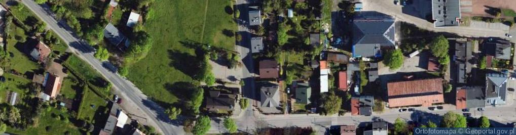 Zdjęcie satelitarne Zielona ul.