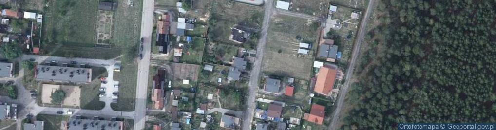Zdjęcie satelitarne Zielona ul.