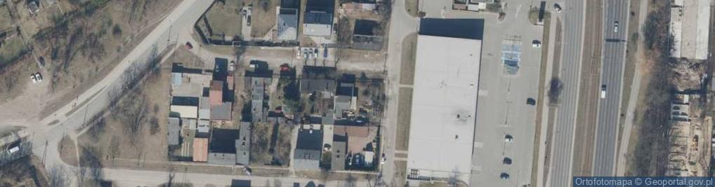 Zdjęcie satelitarne Zimna ul.