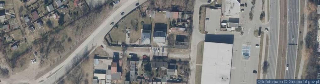 Zdjęcie satelitarne Zimna ul.