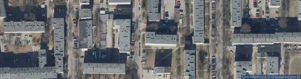 Zdjęcie satelitarne Zielna ul.