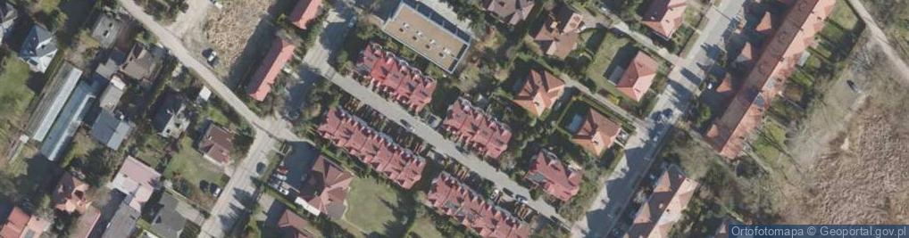 Zdjęcie satelitarne Zielonej Łąki ul.