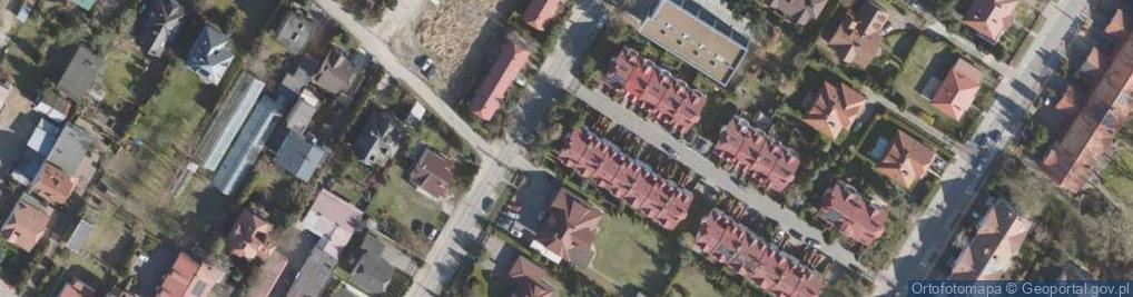 Zdjęcie satelitarne Zielonej Łąki ul.