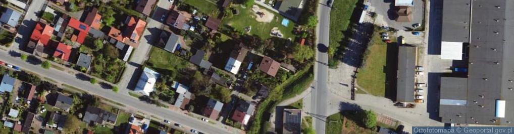 Zdjęcie satelitarne Zielna ul.
