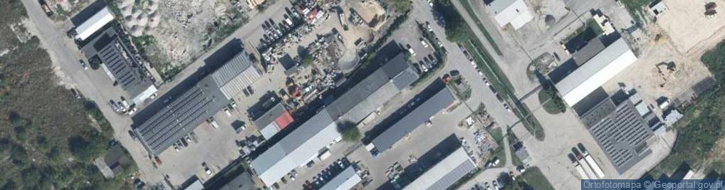 Zdjęcie satelitarne Zimna ul.